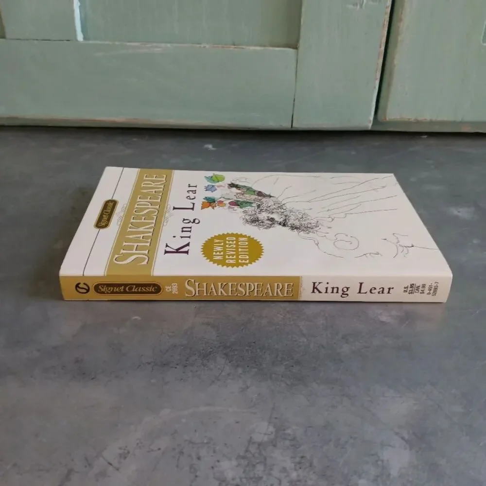King Lear By William Shakespeare Signet Classic Paperback Fiction Newly Revised